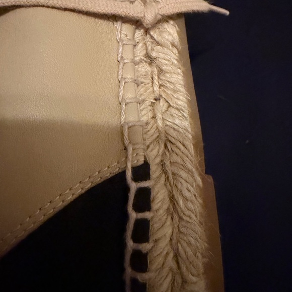 CHANEL Beige and Black CC espadrilles main image 11